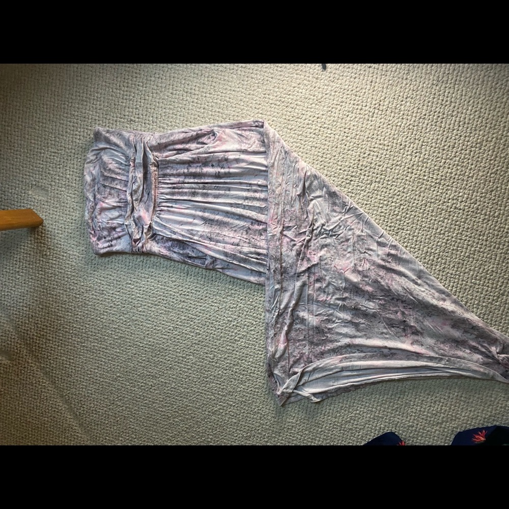 Tie dye maxi dress